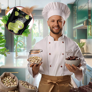 Nustino – Erdnussbutter in Pulverform – Pistachio & Chocolate (ohne Zuckerzusatz) 400 g