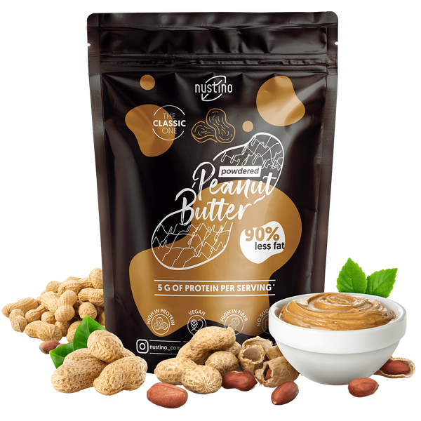 Nustino – Erdnussbutter in Pulverform – Classic (ohne Zuckerzusatz) 400 g