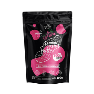 Nustino – Erdnussbutter in Pulverform – Raspberry (ohne Zuckerzusatz) 400 g